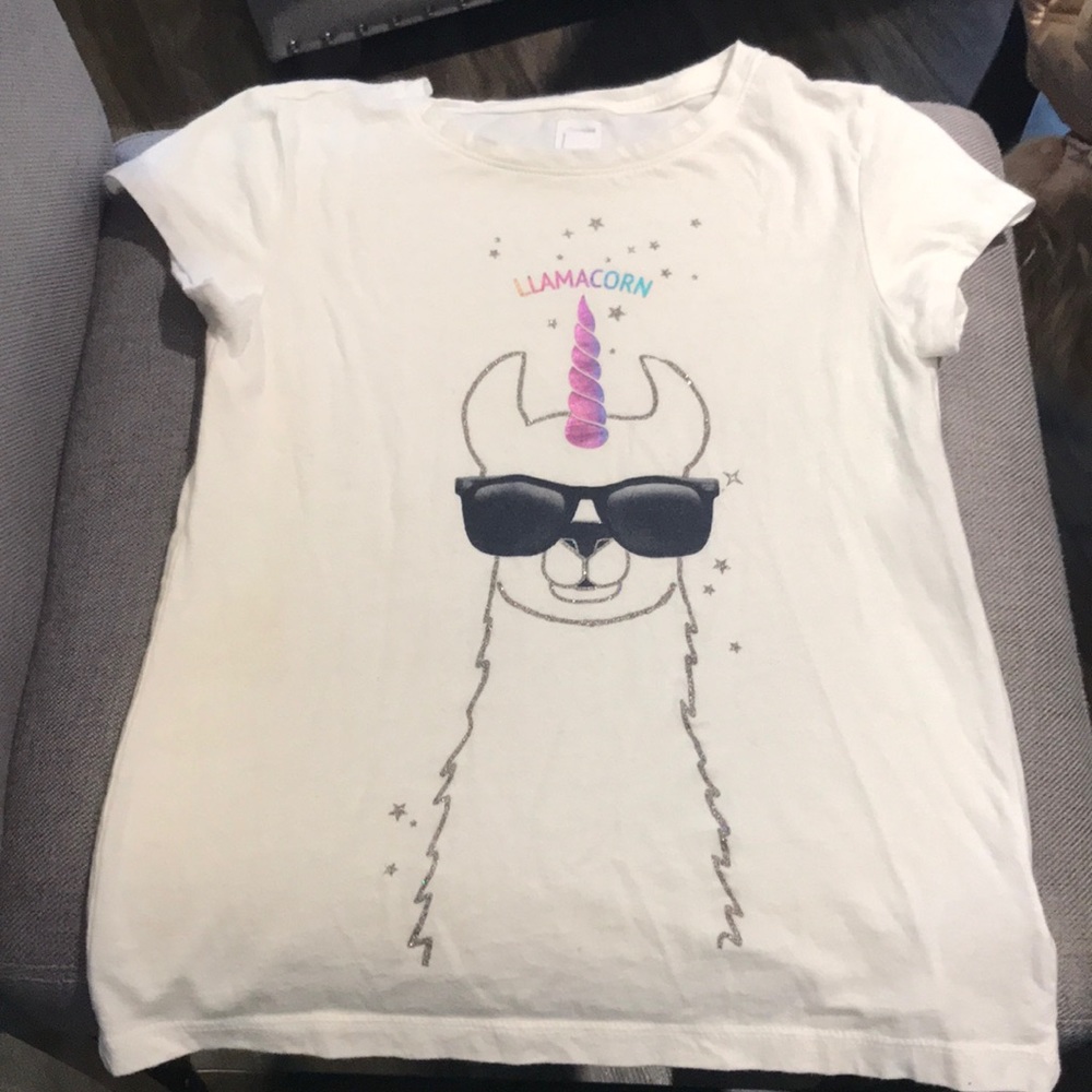 Gap girl’s llama t-shirt
